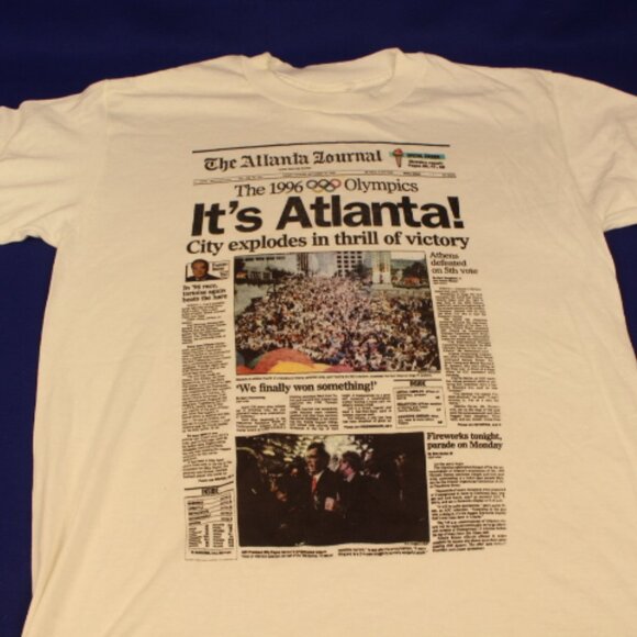 Vintage Atlanta Braves Commemorative Tee Shirts - Picture 4 of 6